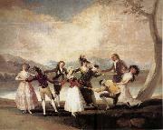Francisco Goya La Gallina Ciega USA oil painting reproduction